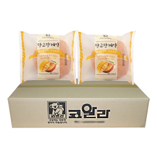 (무료배송) 코알라빵 망고맛케익 90g x 40봉