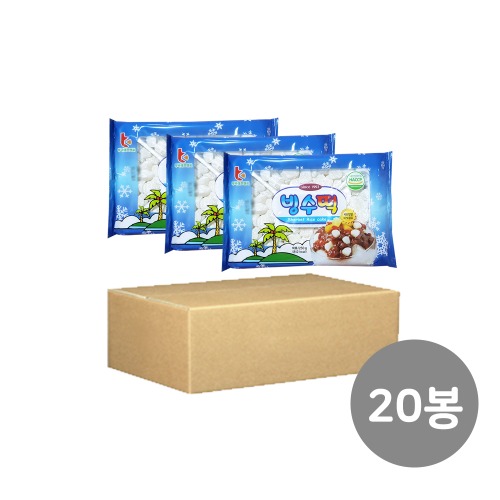 (무료배송) [부국] 빙수떡 220g x 20봉 (1박스)