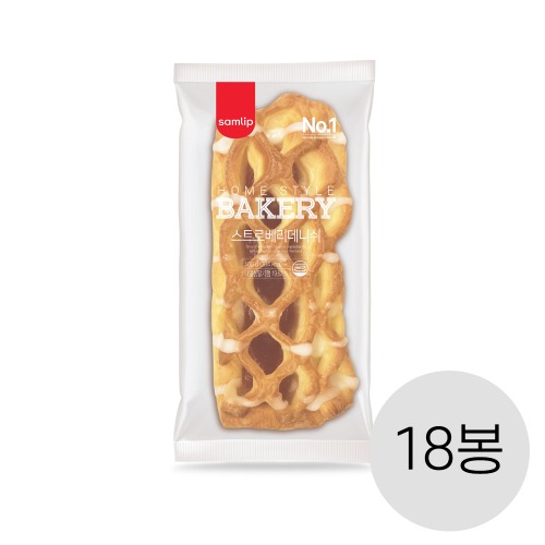 [삼립간식빵] 스트로베리데니쉬 100g x 18봉 (2일후출고)
