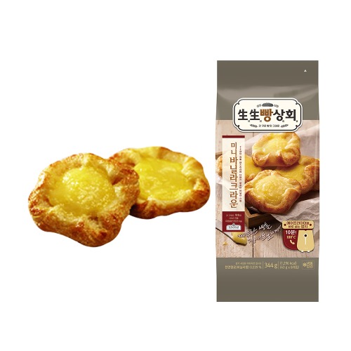 [롯데 생생빵상회] 미니바닐라크라운 43g x 8개입 344g (드)