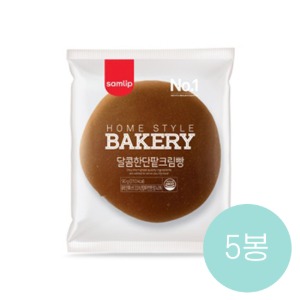 [삼립간식빵] 단팥크림빵 90g x 5봉 (2일 후 출고)