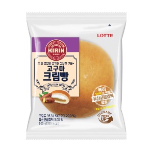 [롯데빵] 고구마크림빵 100g x 10봉