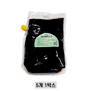 (무료배송) [유니푸드] 데리야끼소스 2kg x 5봉 1박스