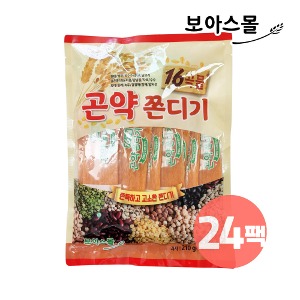 (무배) 보아스_에코푸드 16곡물 곤약쫀디기 210g 24팩