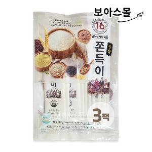 정이푸드 16곡물 곤약쫀득이 200g 3팩