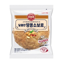 [롯데빵] 달콤한 땅콩소보로 80g x 10봉