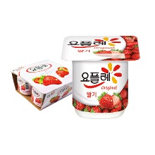 [빙그레] 요플레 딸기 (85g x 4개입) 340g