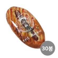 제과점빵 소세지빵 75g x 30개 /수제빵@