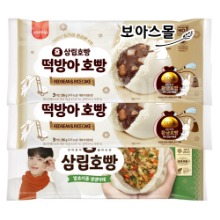 [무배] 삼립 떡방아호빵 2봉 + 야채호빵 1봉